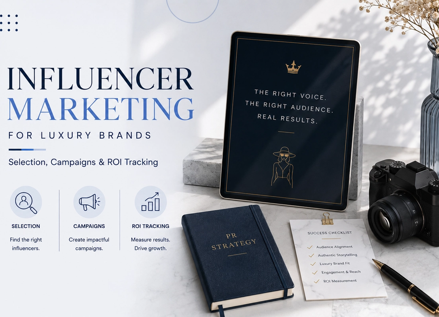 Influencer Marketing for Luxury Brands: Selection, Campaigns & ROI Tracking