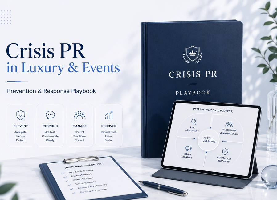 Crisis PR in Luxury & Events: Prevention & Response Playbook