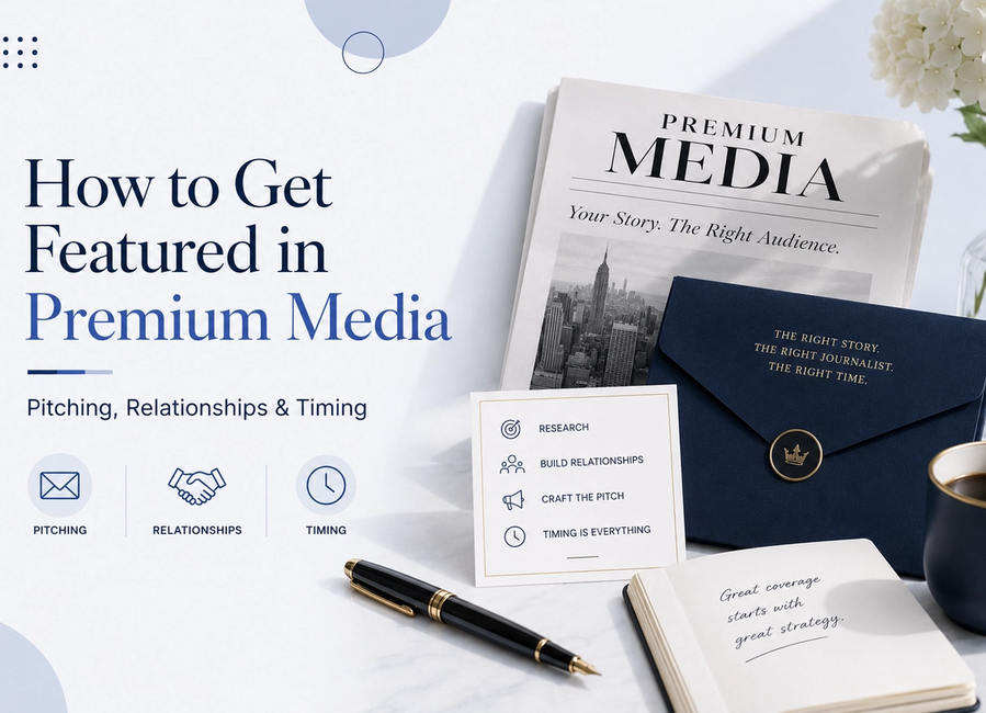How to Get Featured in Premium Media: Pitching, Relationships & Timing