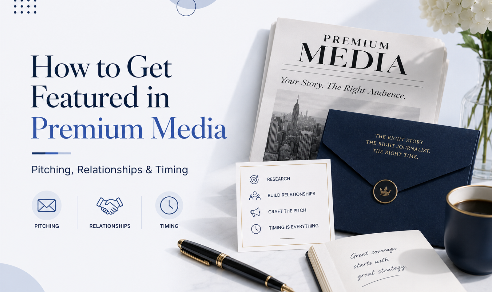 How to Get Featured in Premium Media: Pitching, Relationships & Timing