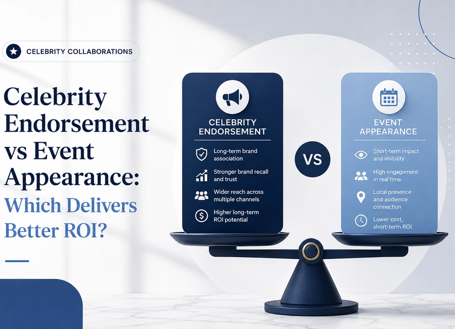 Celebrity Endorsement vs Event Appearance: Which Delivers Better ROI?