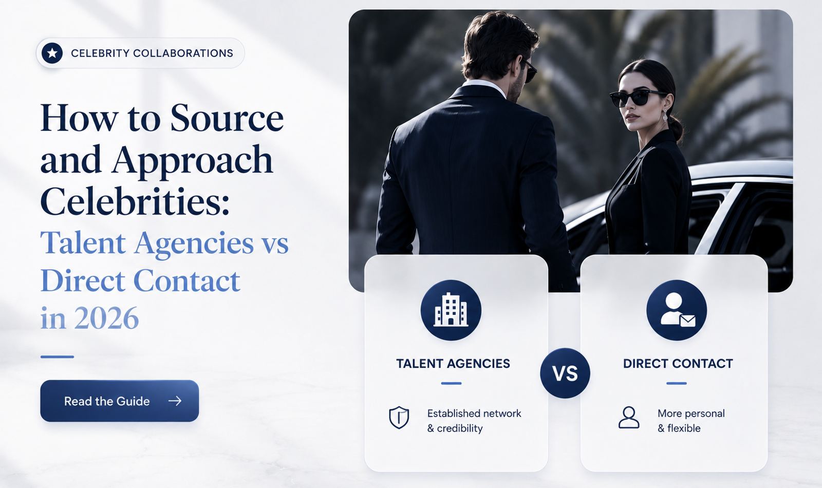 How to Source and Approach Celebrities: Talent Agencies vs Direct Contact in 2026
