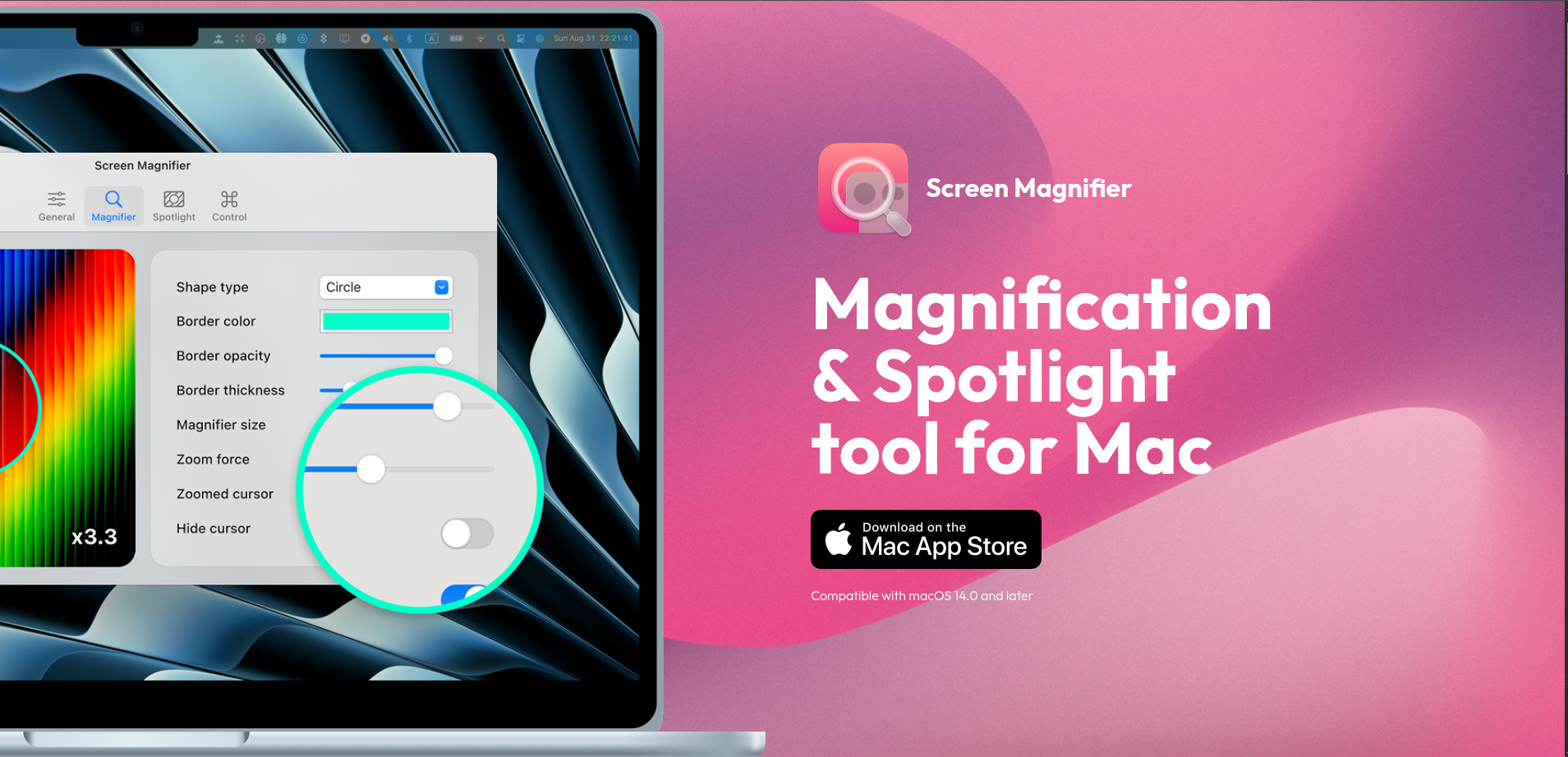Magnifier Pro | Commercial SaaS Landing Page