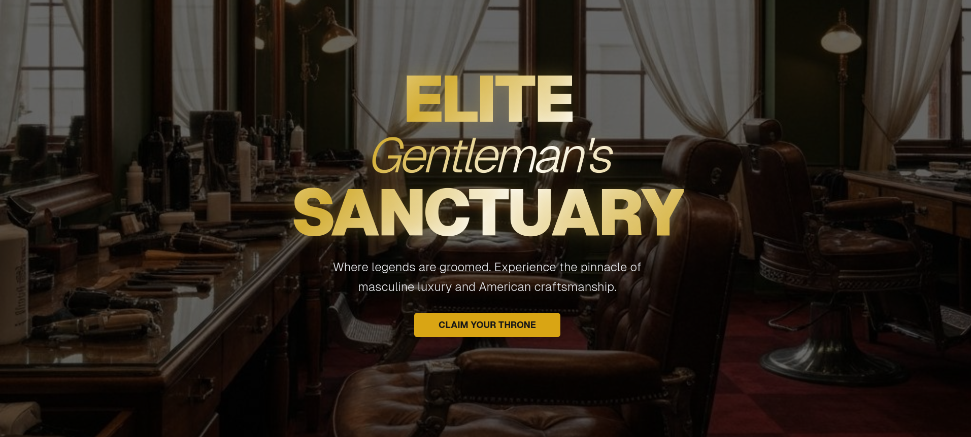 Elite Cuts | Premium Barbershop Digital Identity