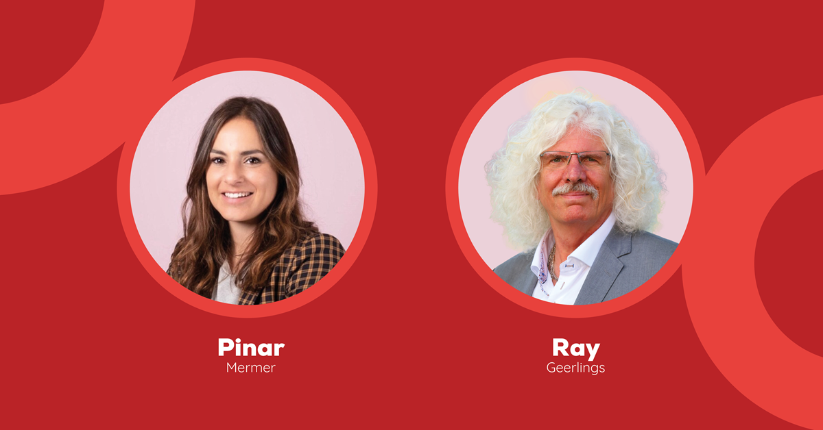 Headshots van Pinar Mermer en Ray Geerlings