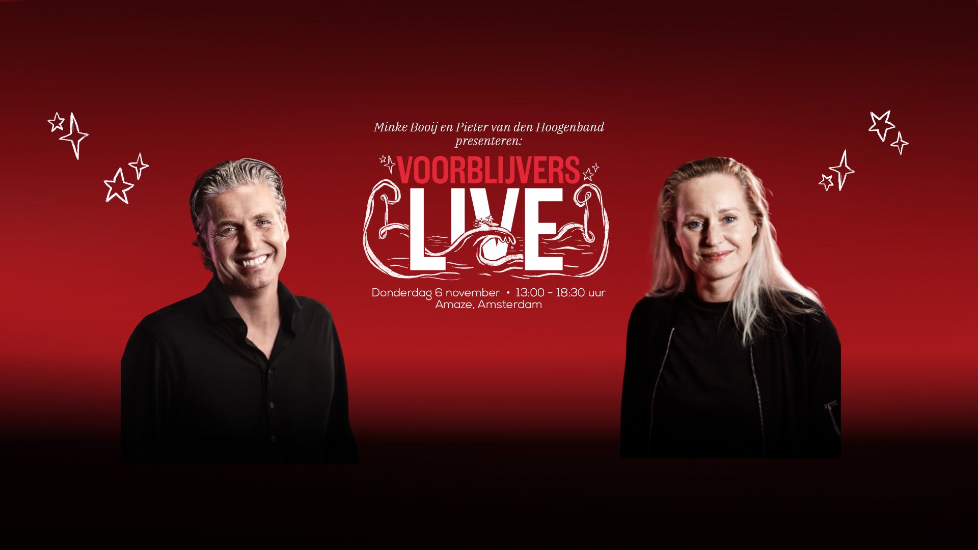 Voorblijvers Live met Pieter van den Hoogenband en Minke Booij