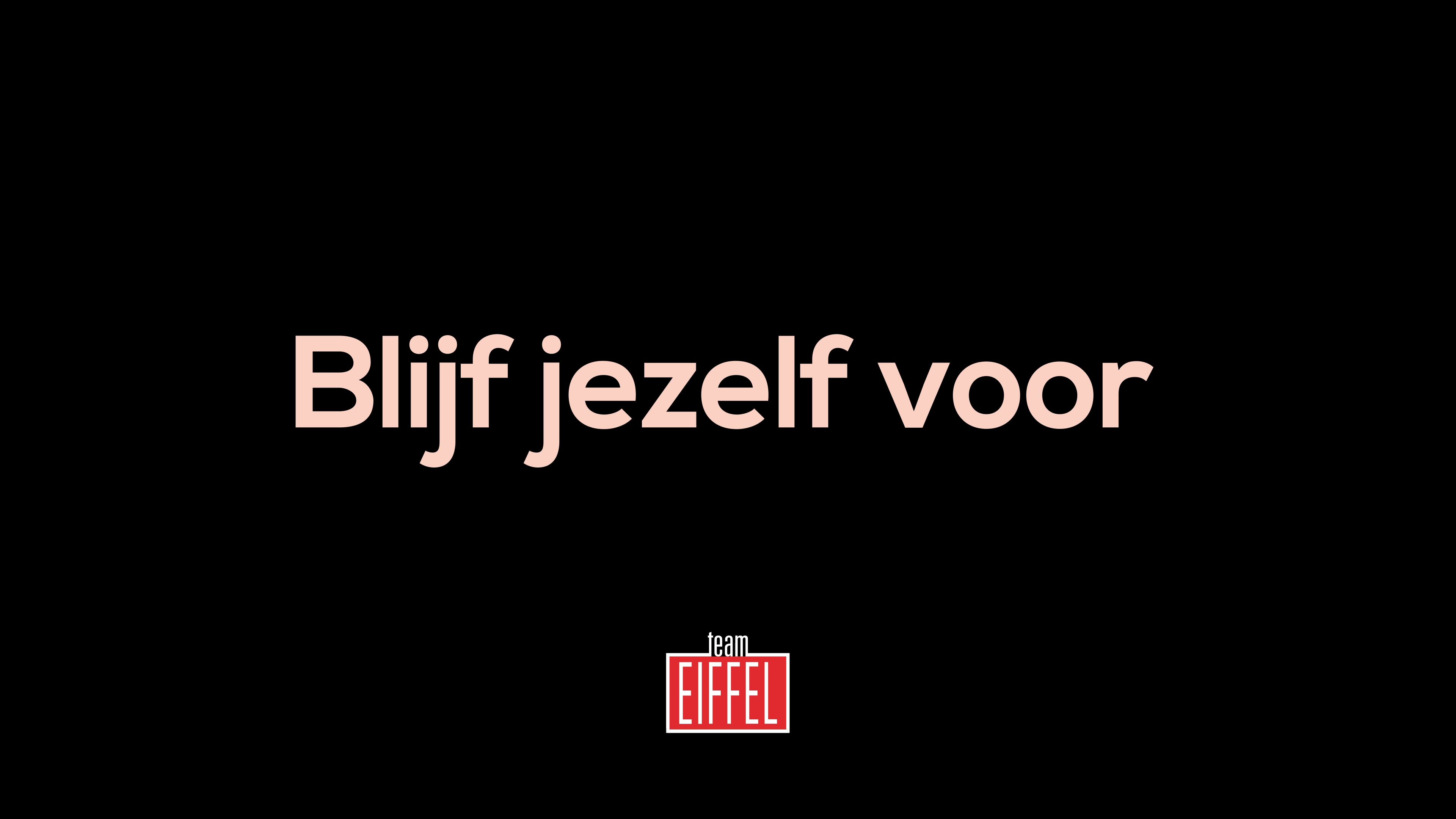 Youtube thumbnail: Blijf jezelf voor