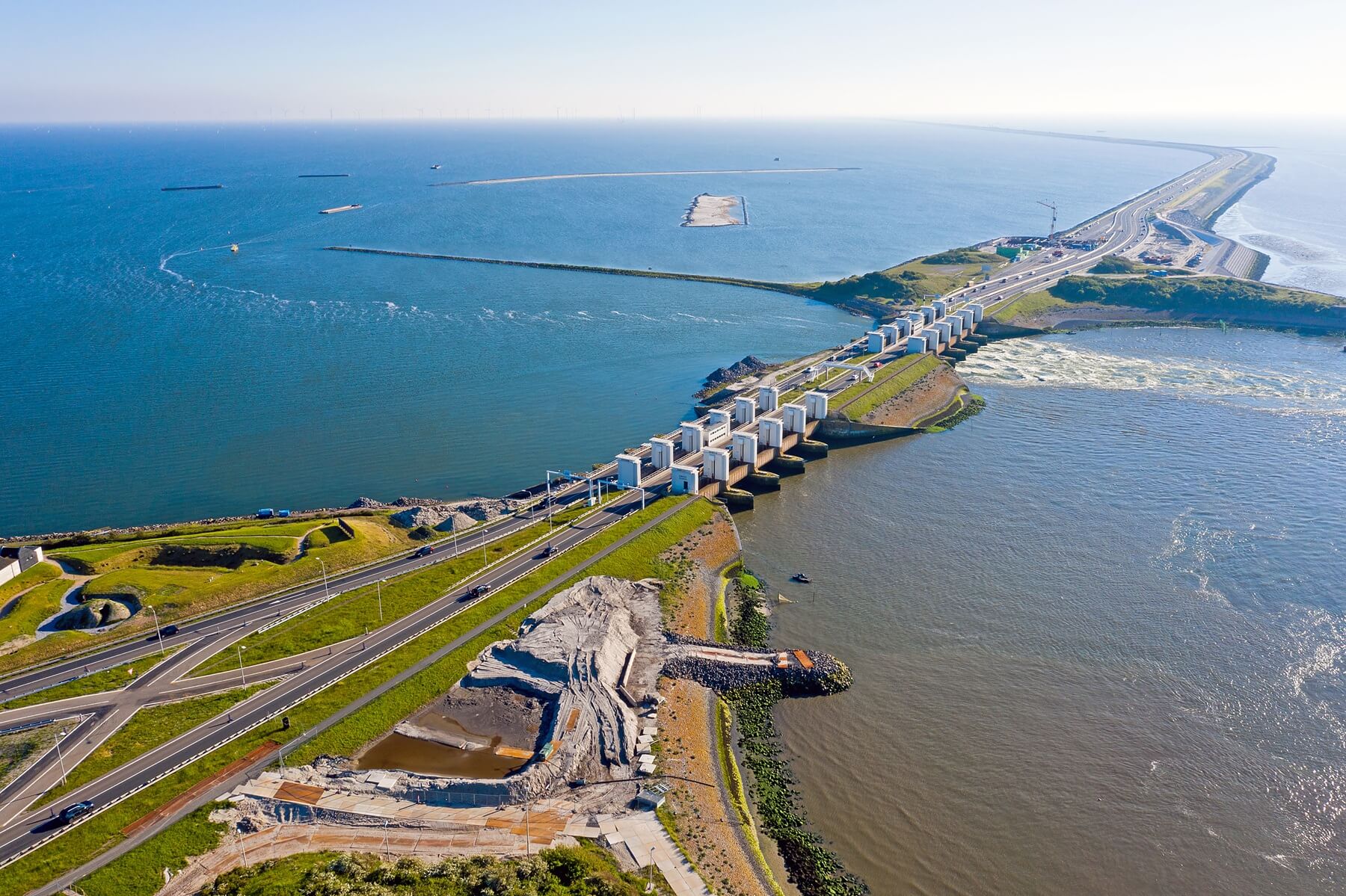 Afsluitdijk air photo