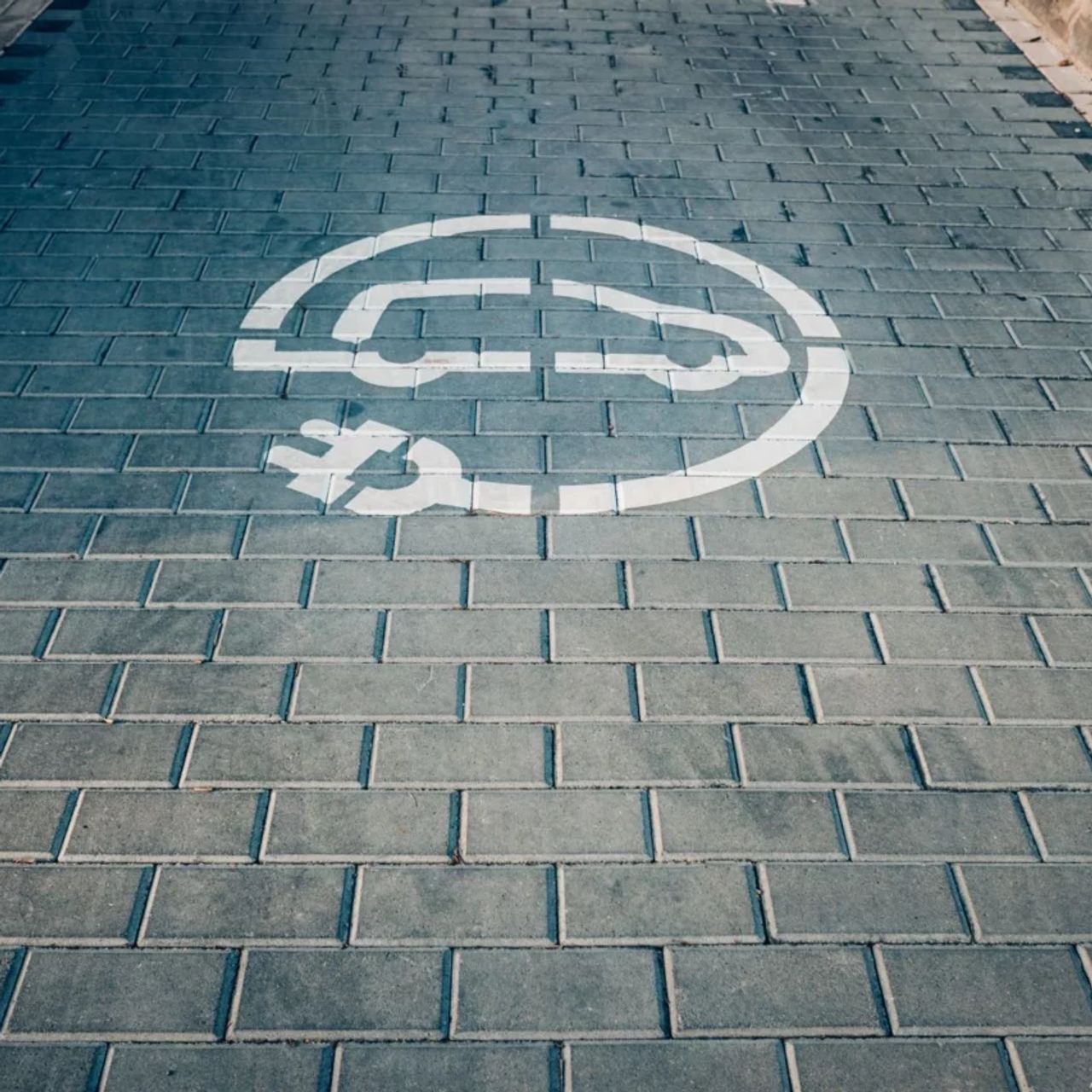 Parkeerplaats voor elektrische auto's