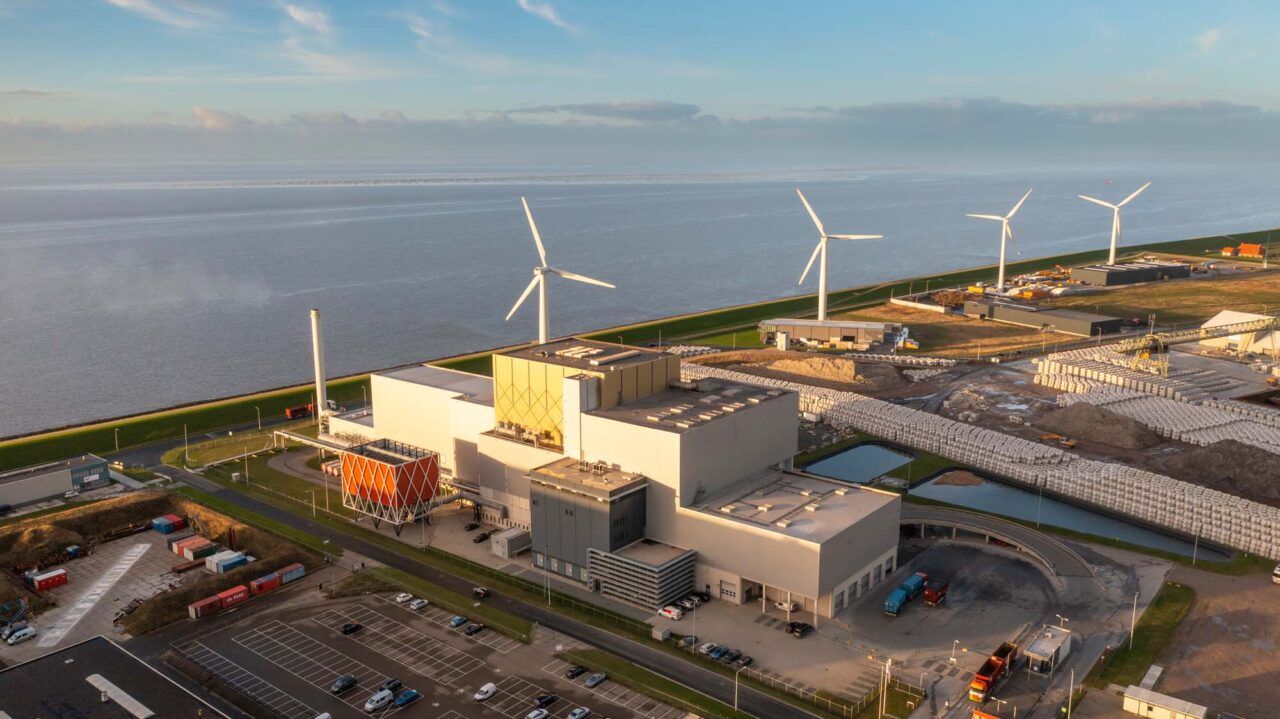 Gebouw Omrin van boven