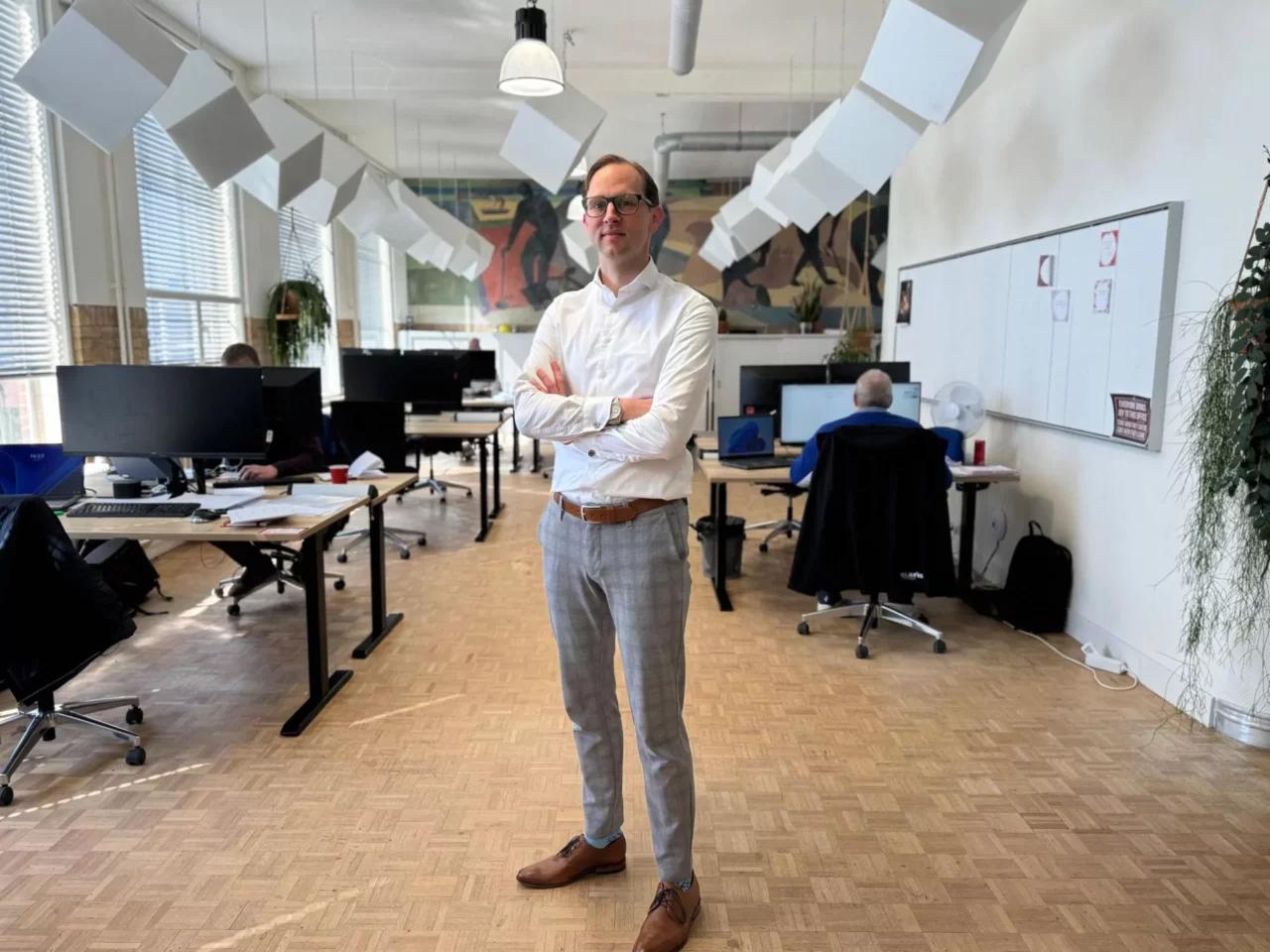 Projectmanager Lieuwe bij CLAFIS