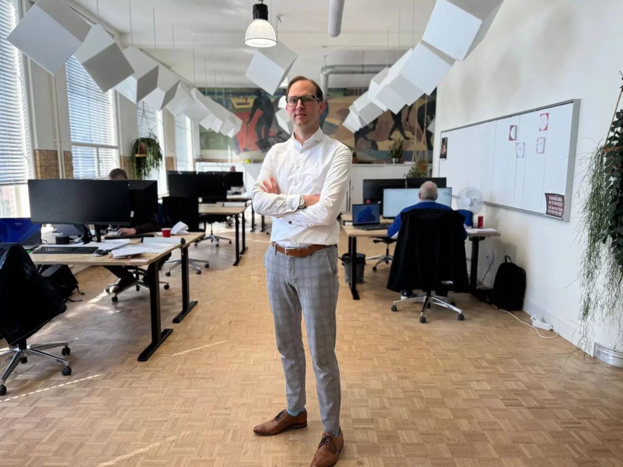 Projectmanager Lieuwe bij CLAFIS