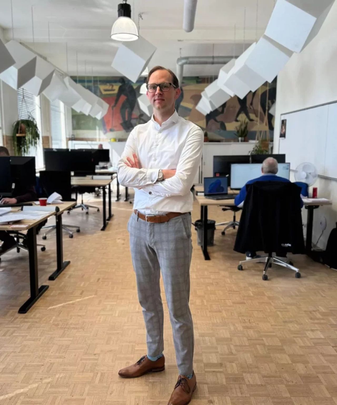 Projectmanager Lieuwe bij CLAFIS