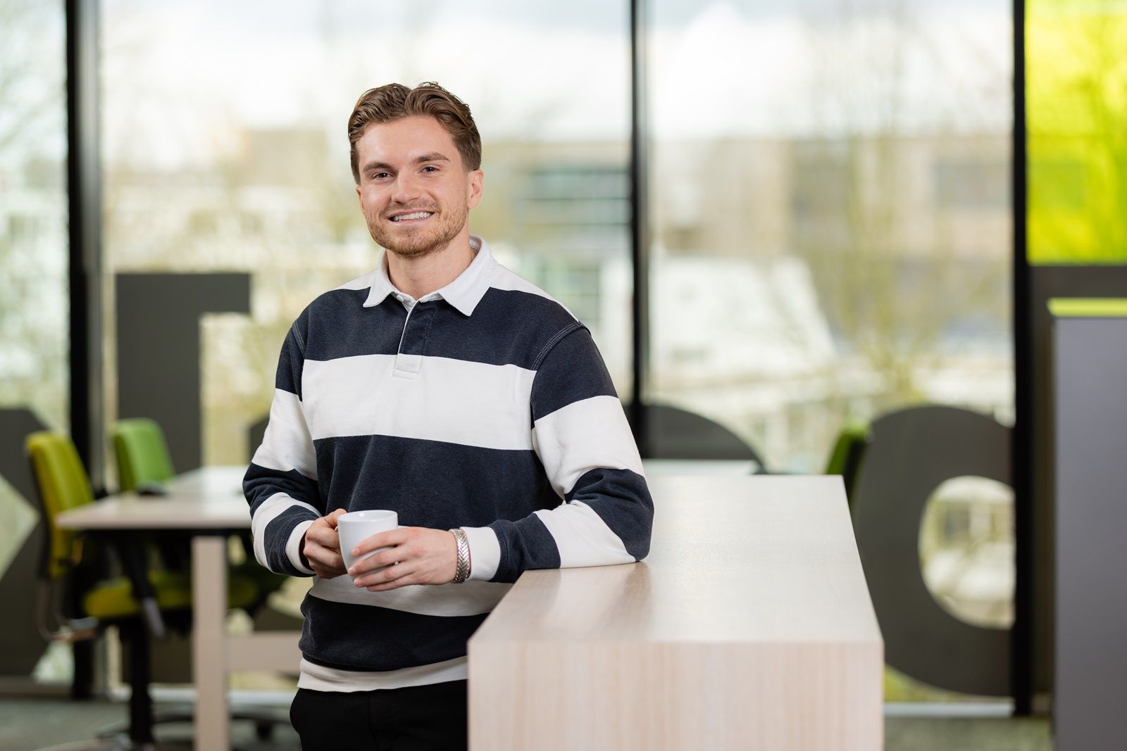 Projectleider WOZ Yannick bij Thorbecke