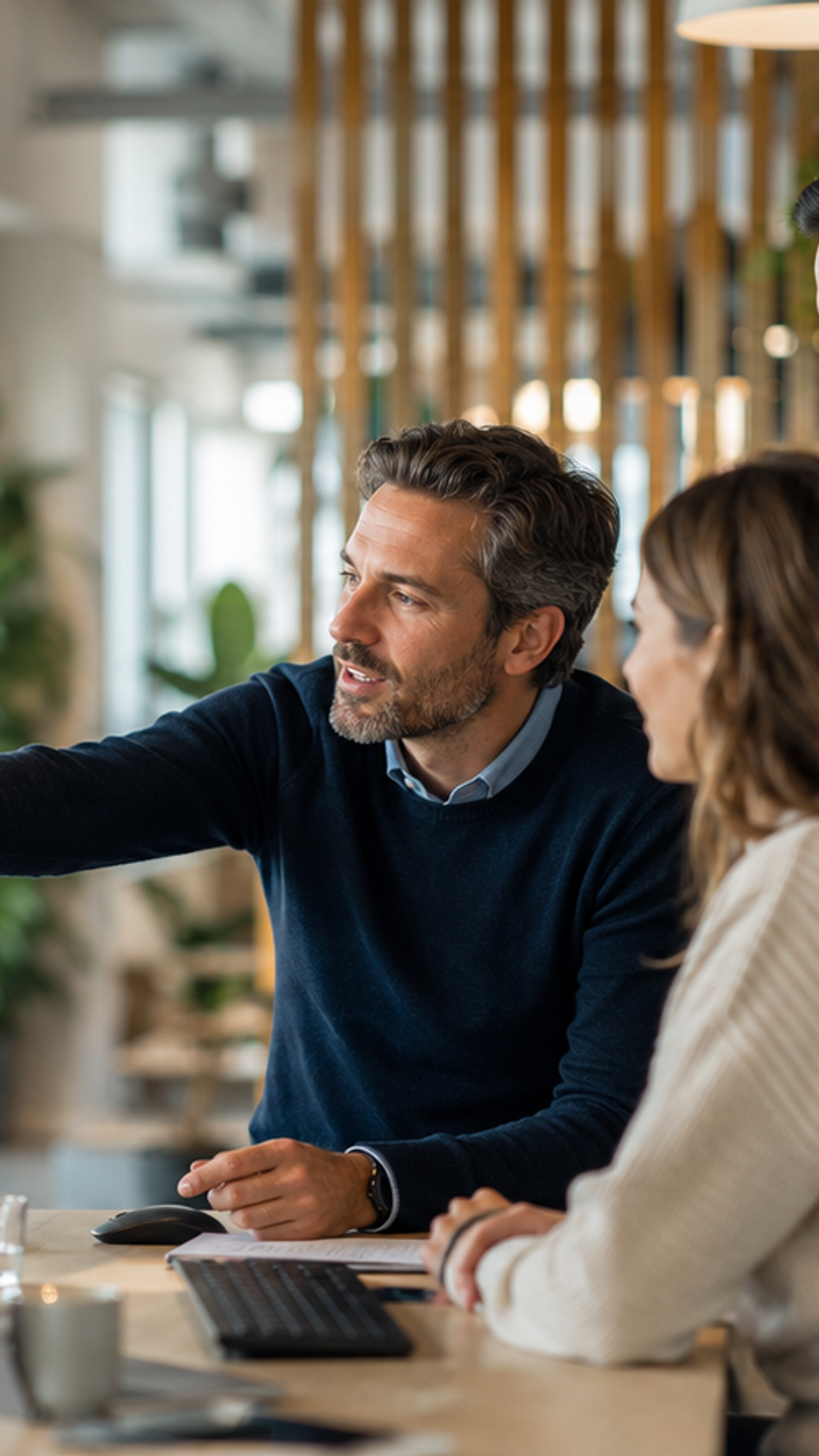 IT professionals werken samen aan een data analyse