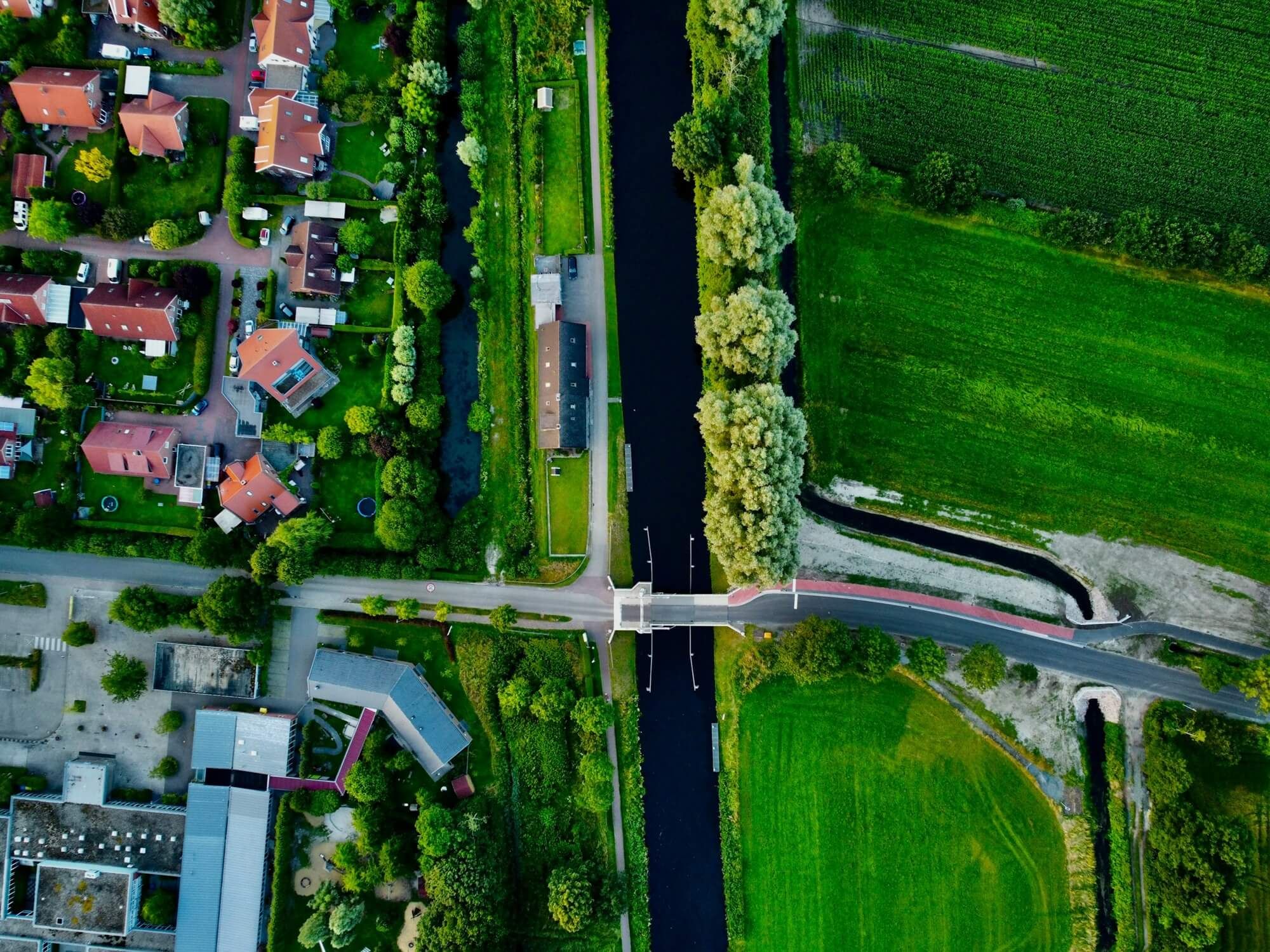 Luchtfoto grondgebruik