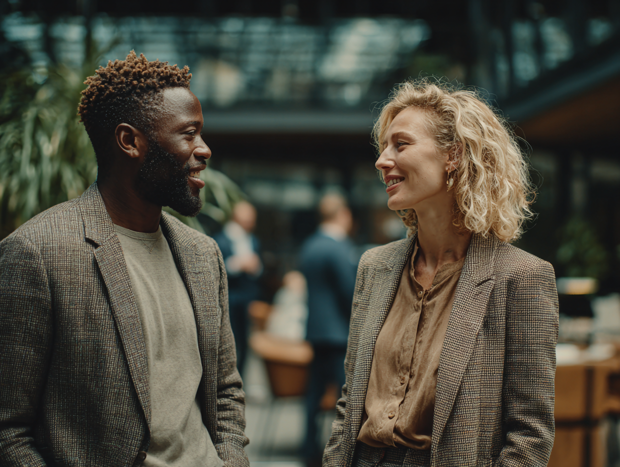 Bedrijfsjuristen in de lunchruimte van een kantoorpand