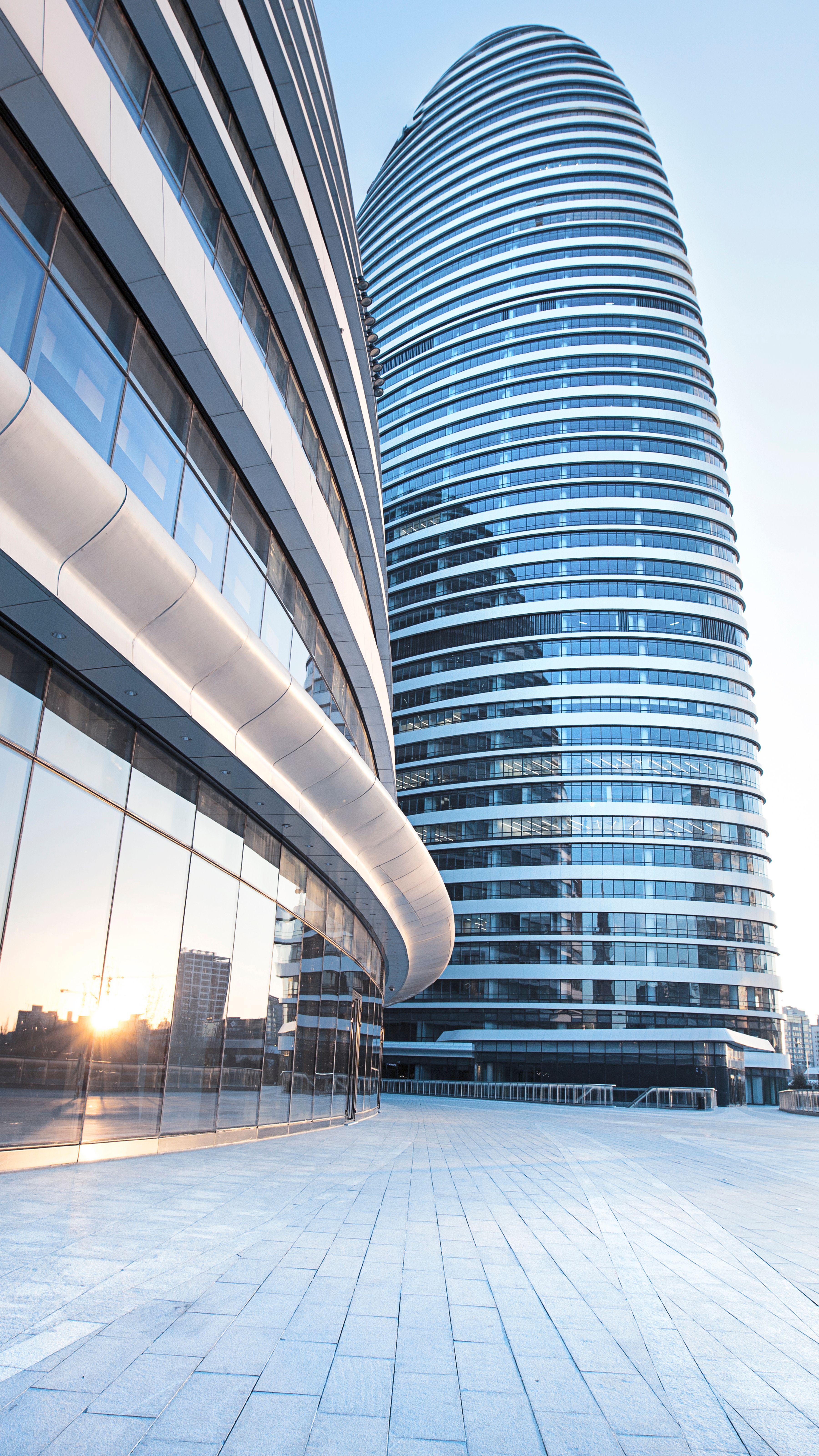 Modern corporate kantoorgebouw