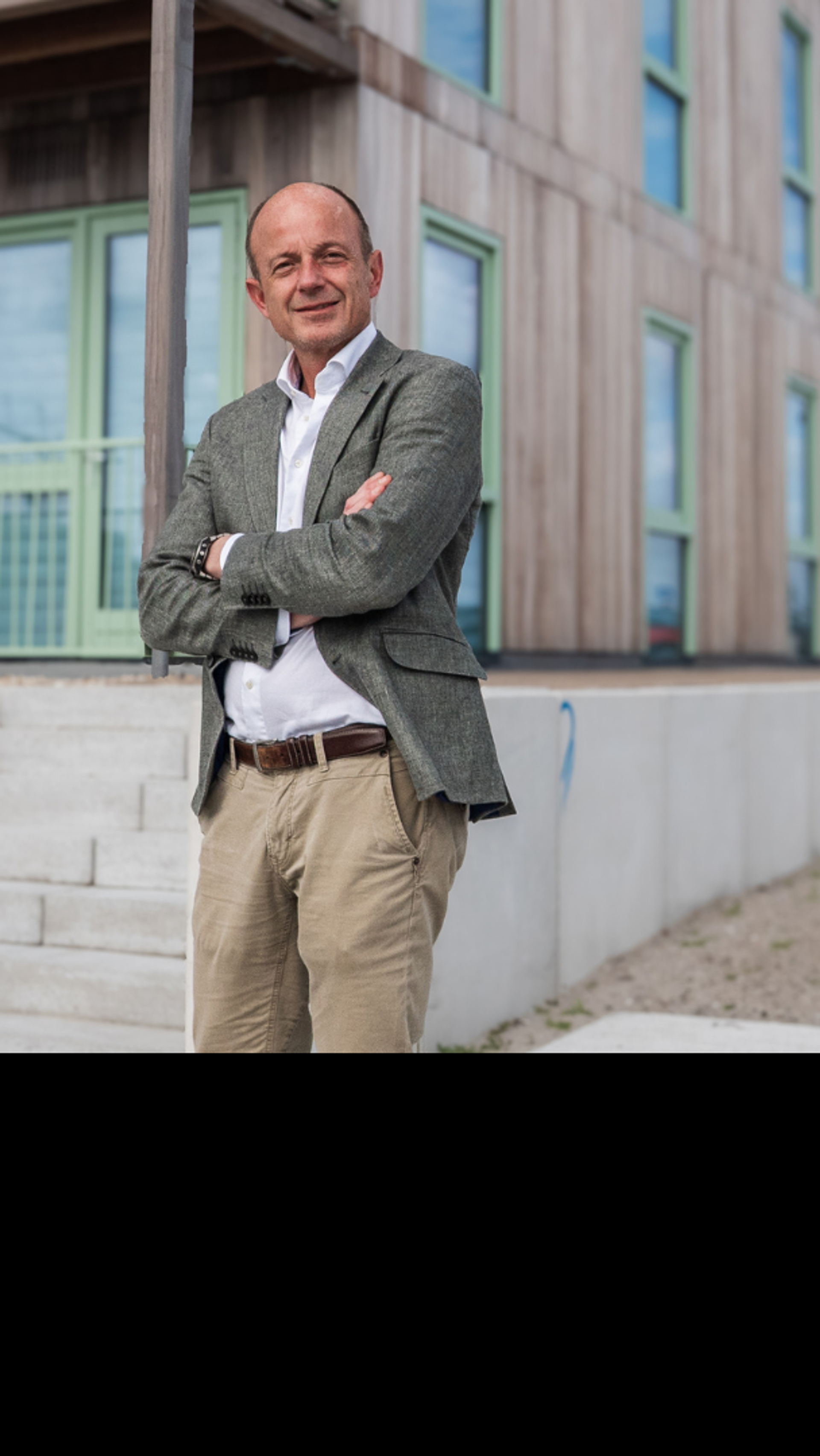 Strandeiland met een portretfoto van Thijs