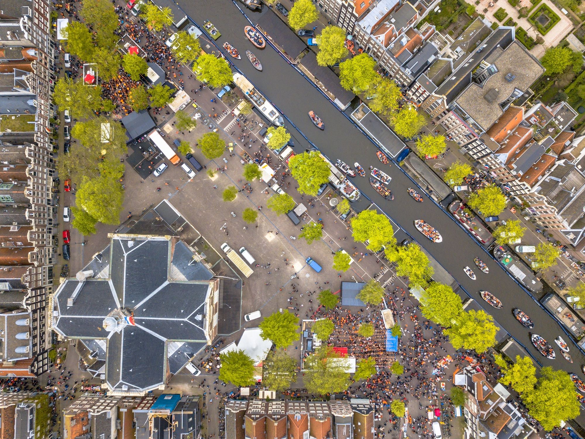 luchtfoto stad