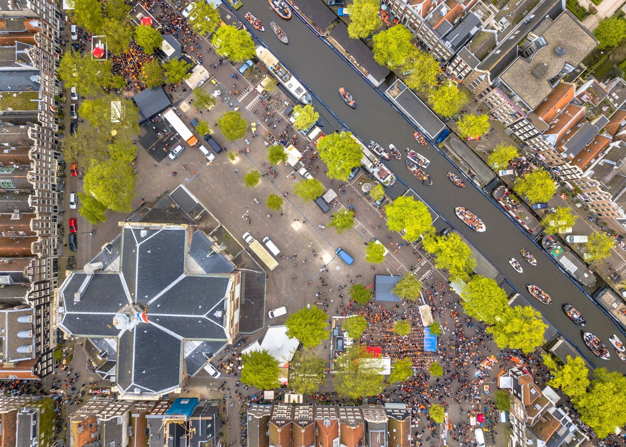 Luchtfoto stad