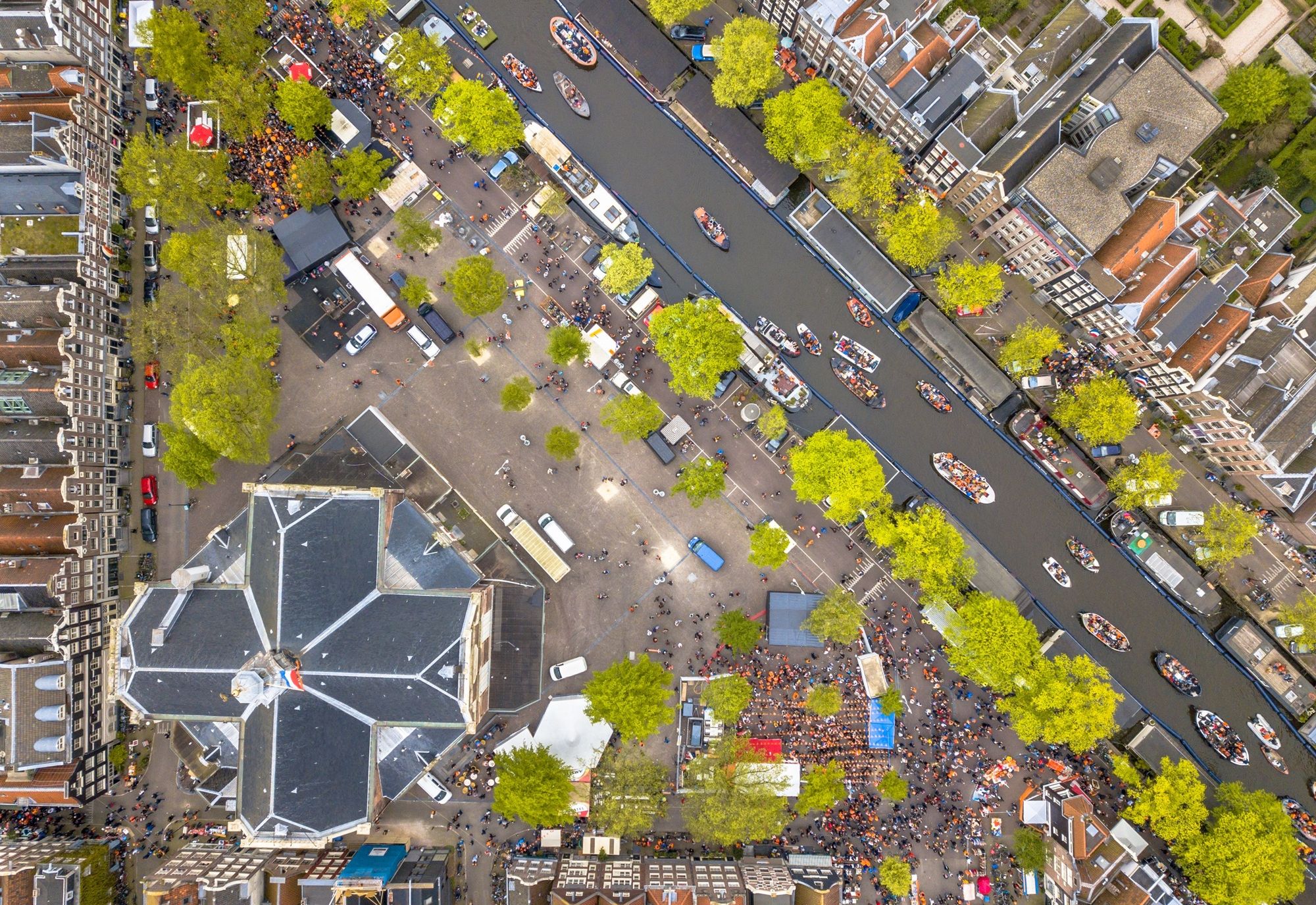 luchtfoto stad