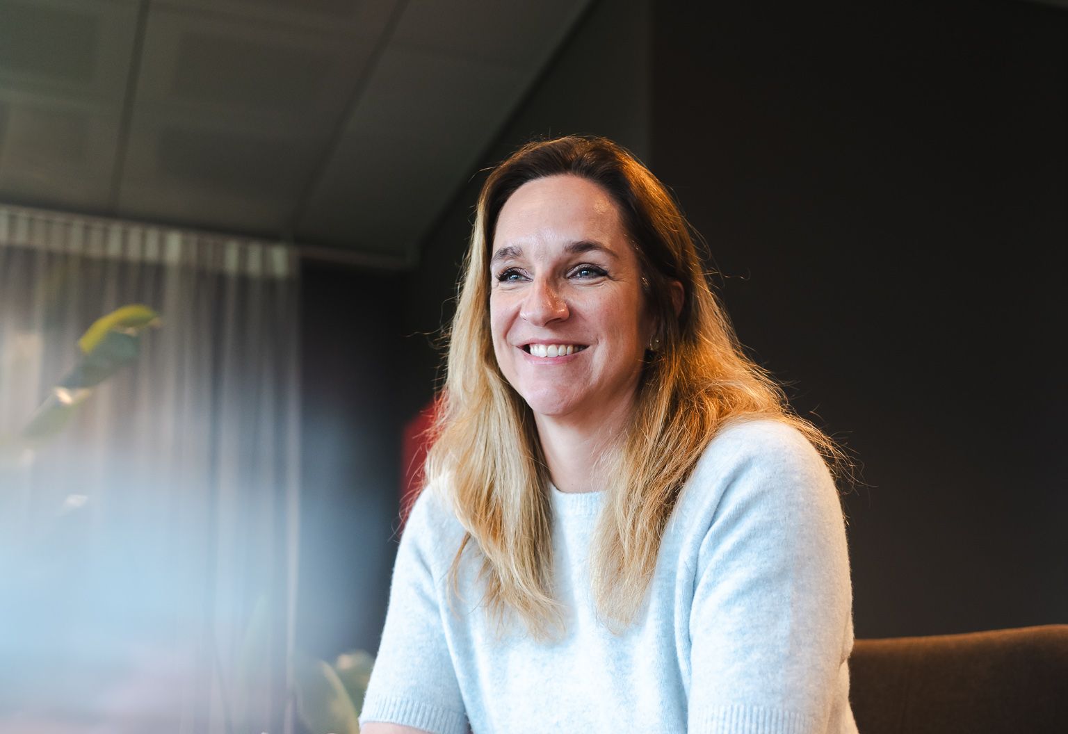 Els Blaauw aan tafel
