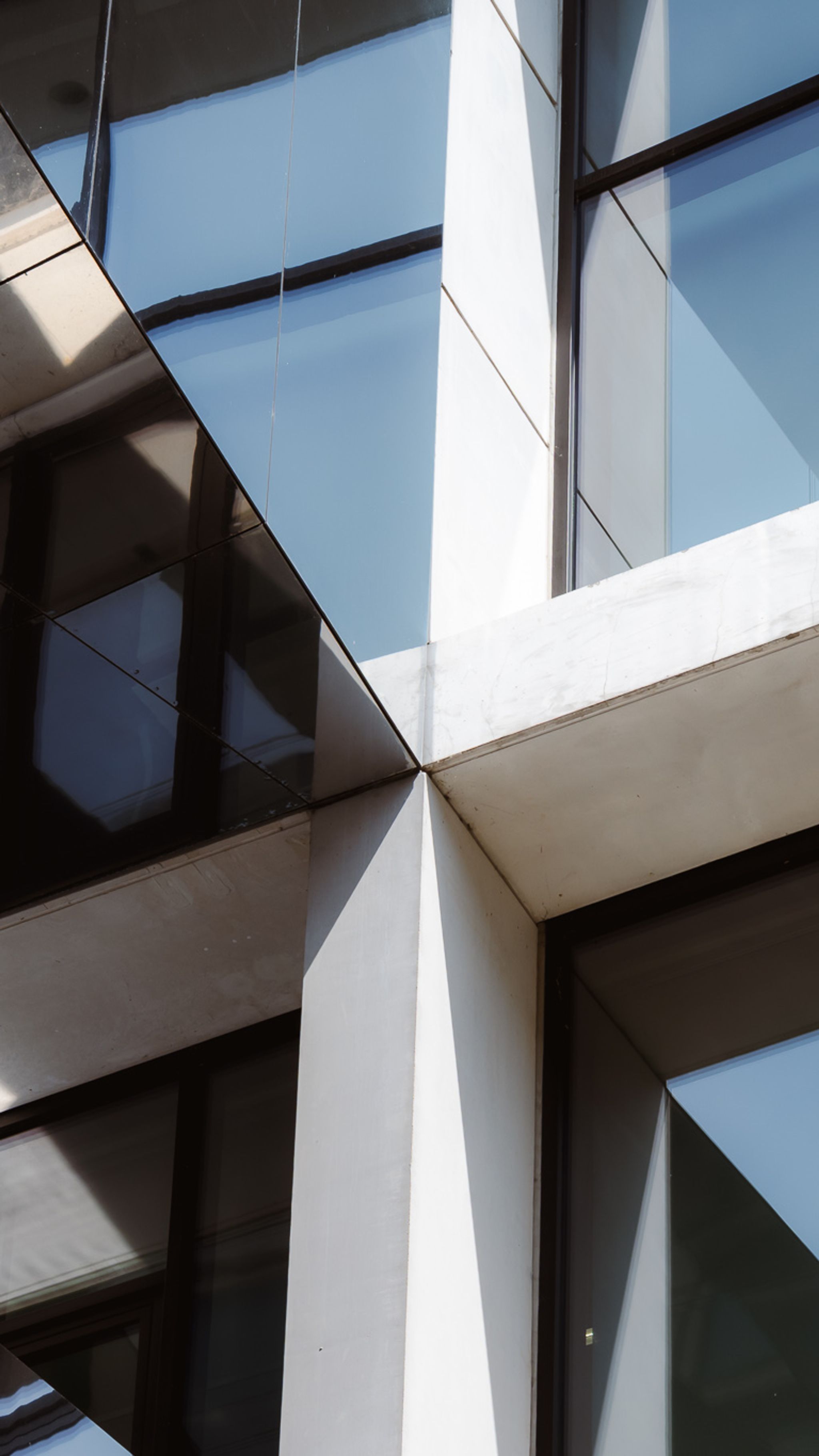 Windows in an office building