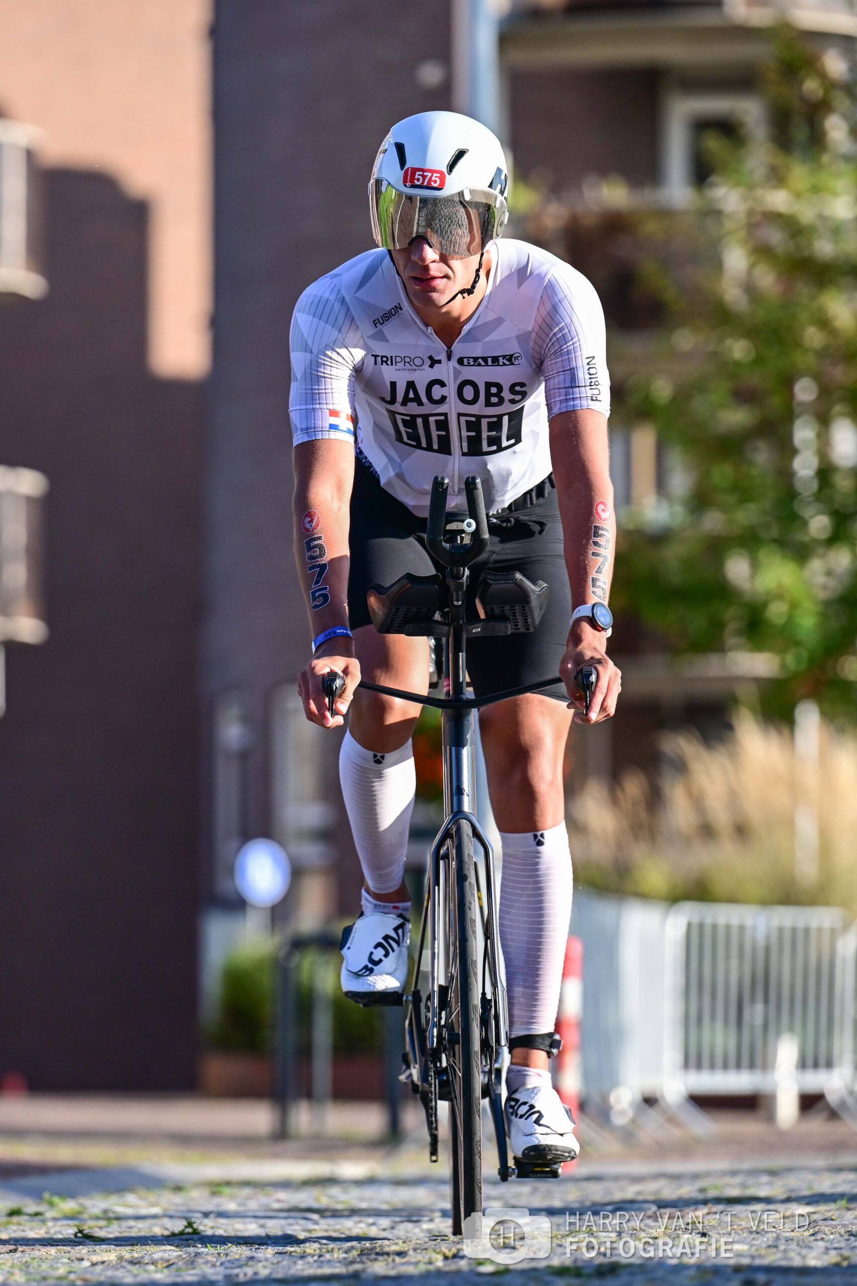 Roel op de racefiets 