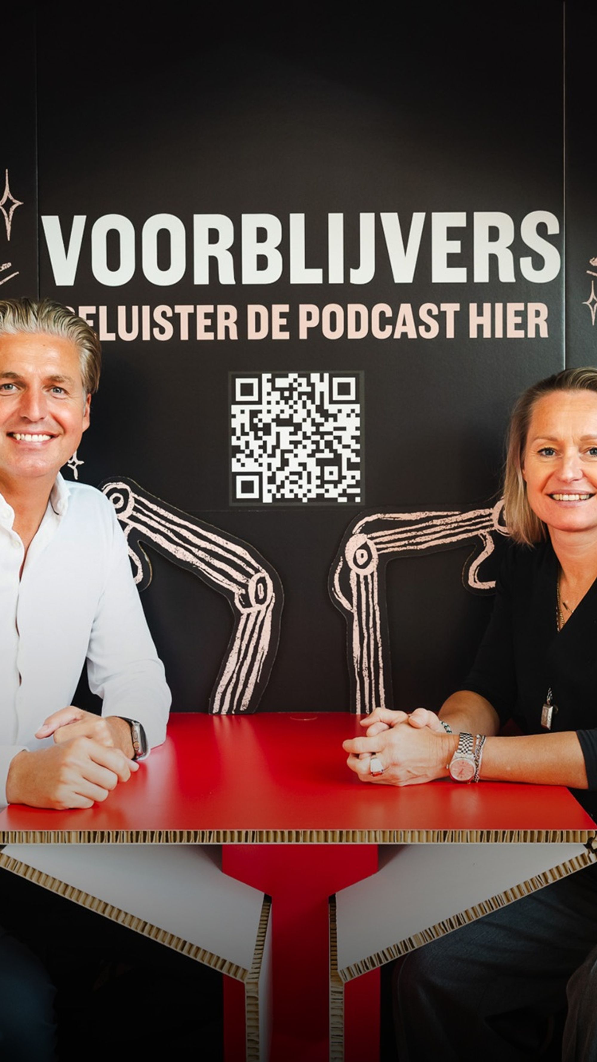 Minke Booij en Pieter van den Hoogenband