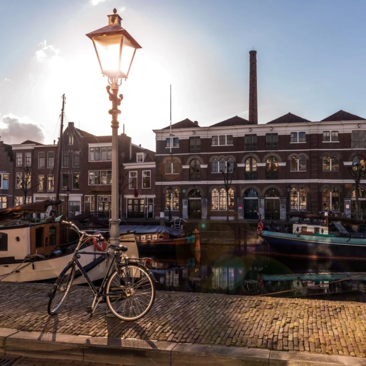 Stock lamp aan
