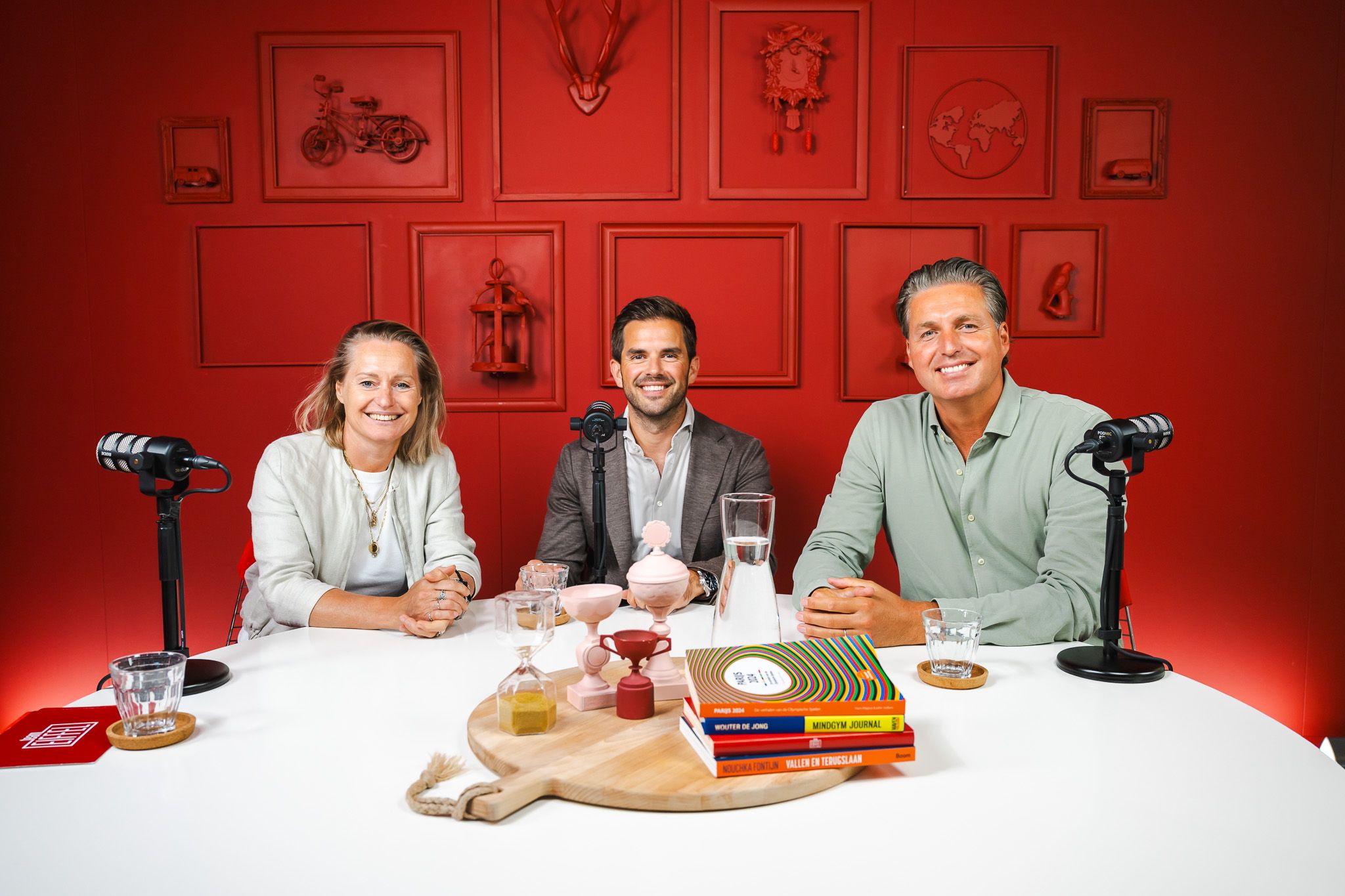 Minke Booij, Frank van Es en Pieter van den Hoogenband