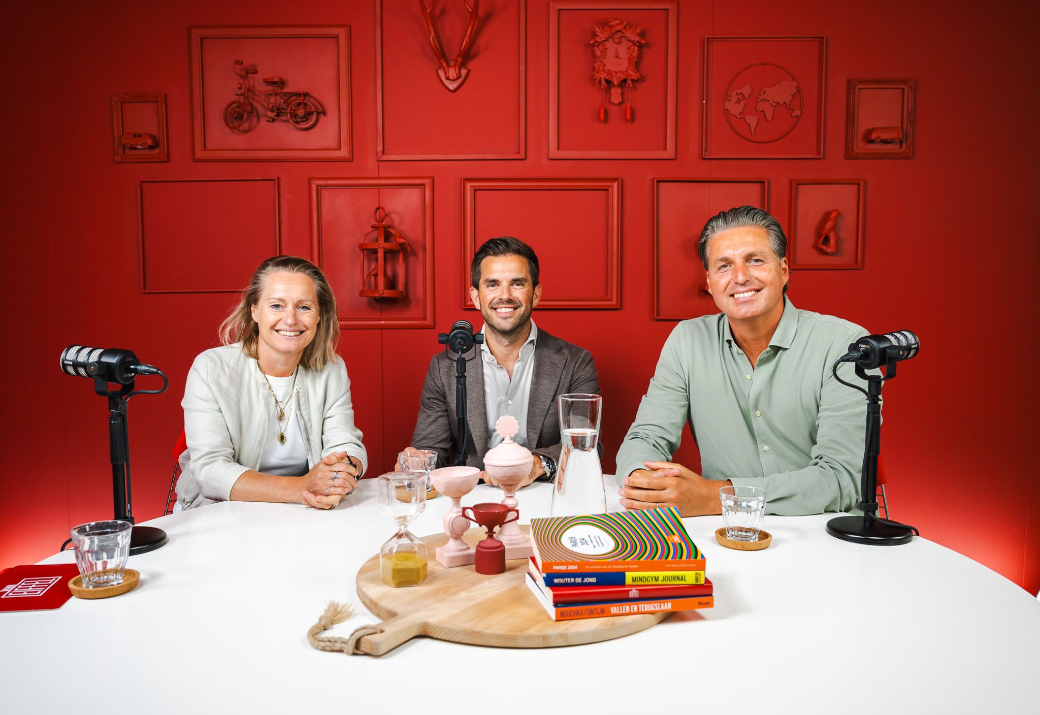 Minke Booij, Frank van Es en Pieter van den Hoogenband