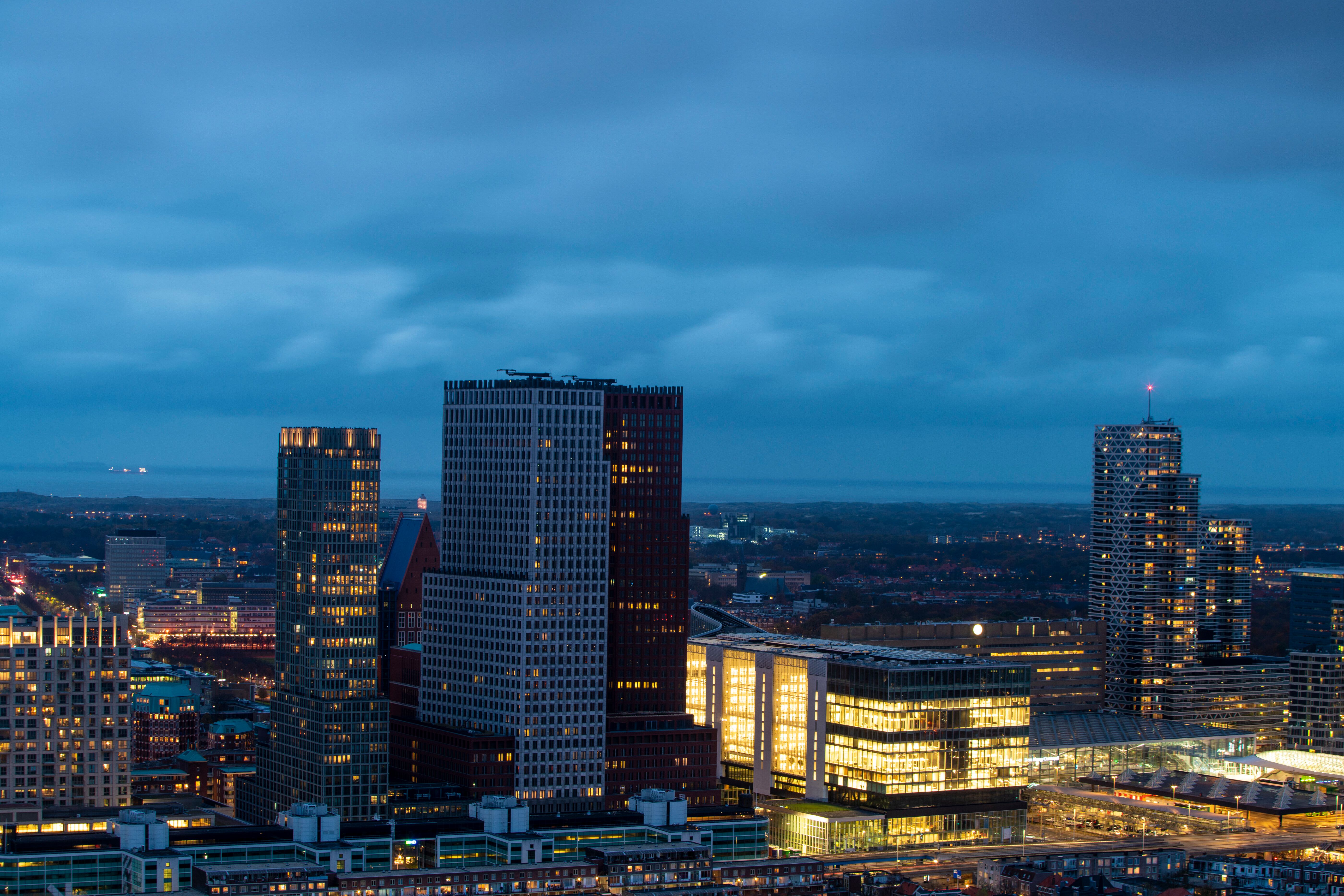 Stad in de nacht