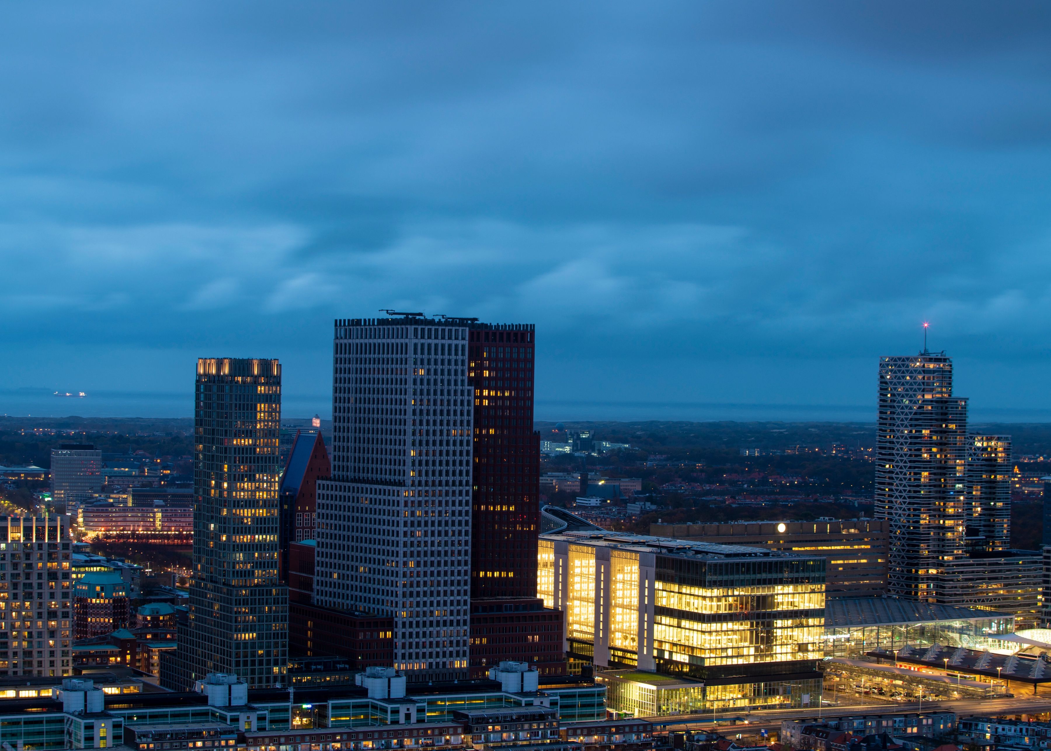 Stad in de nacht