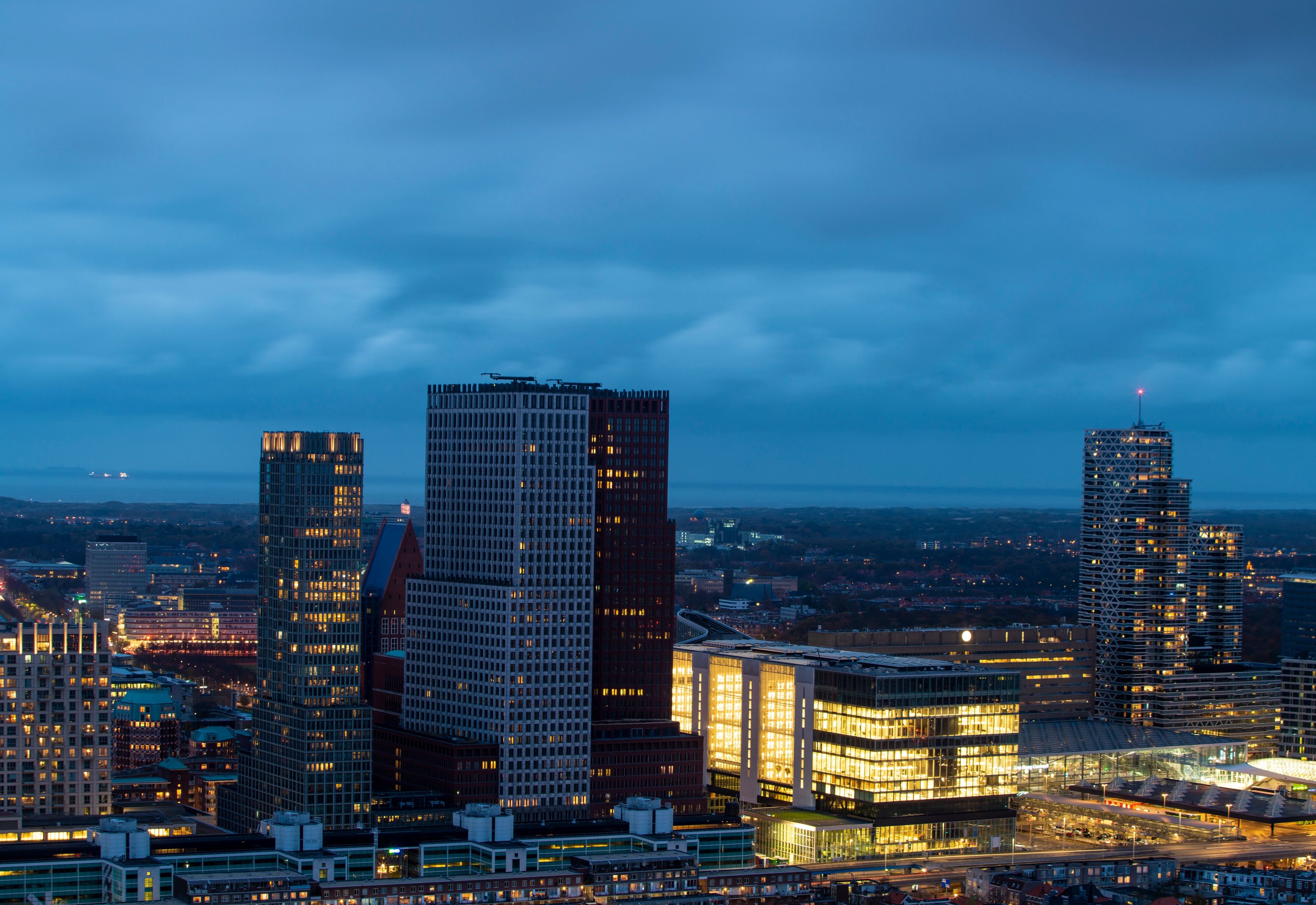 Stad in de nacht