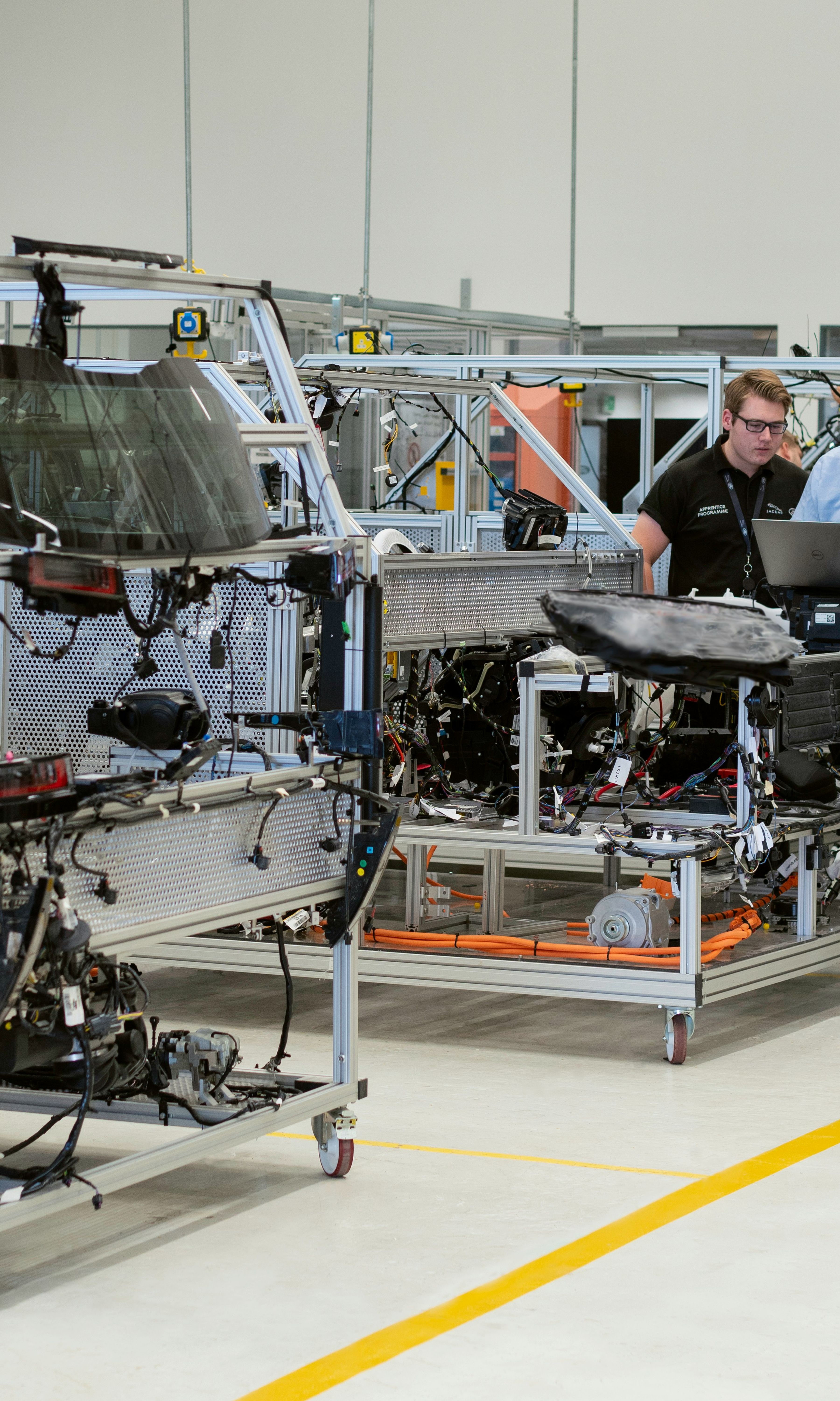 Technicians working