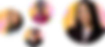 A collage of speakers at Block’s 2023 I&D Day.