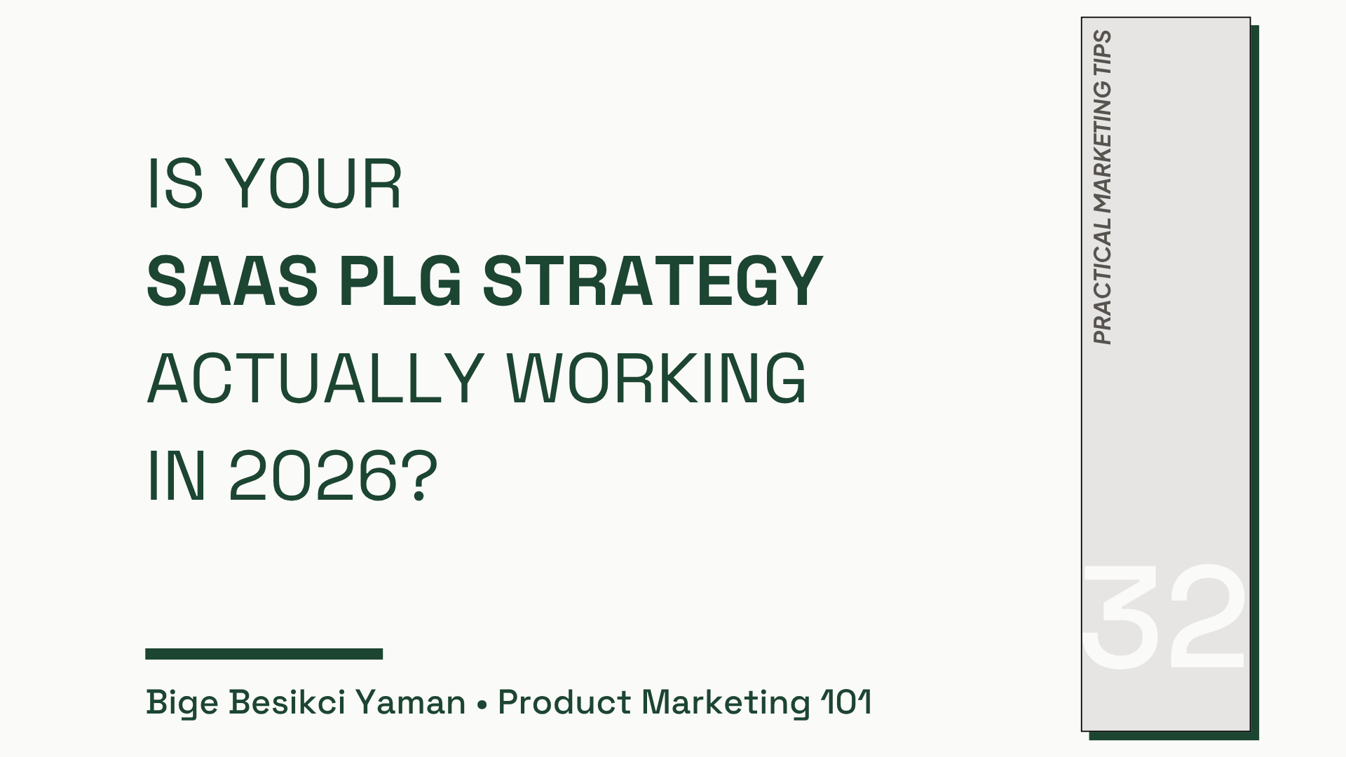 SaaS Product-Led Growth Strategy That Actually Works in 2026
