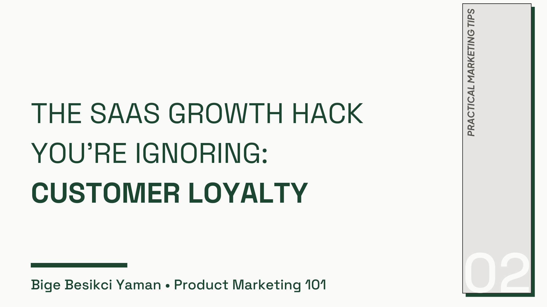 The SaaS Growth Hack You’re Ignoring: Customer Loyalty