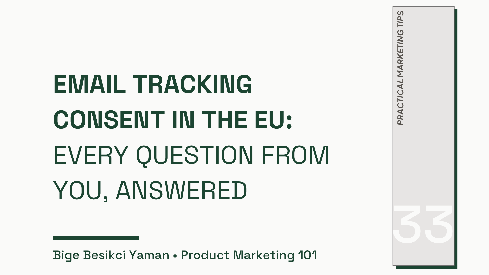 Email Tracking Consent in the EU: Every Question From You, Answered