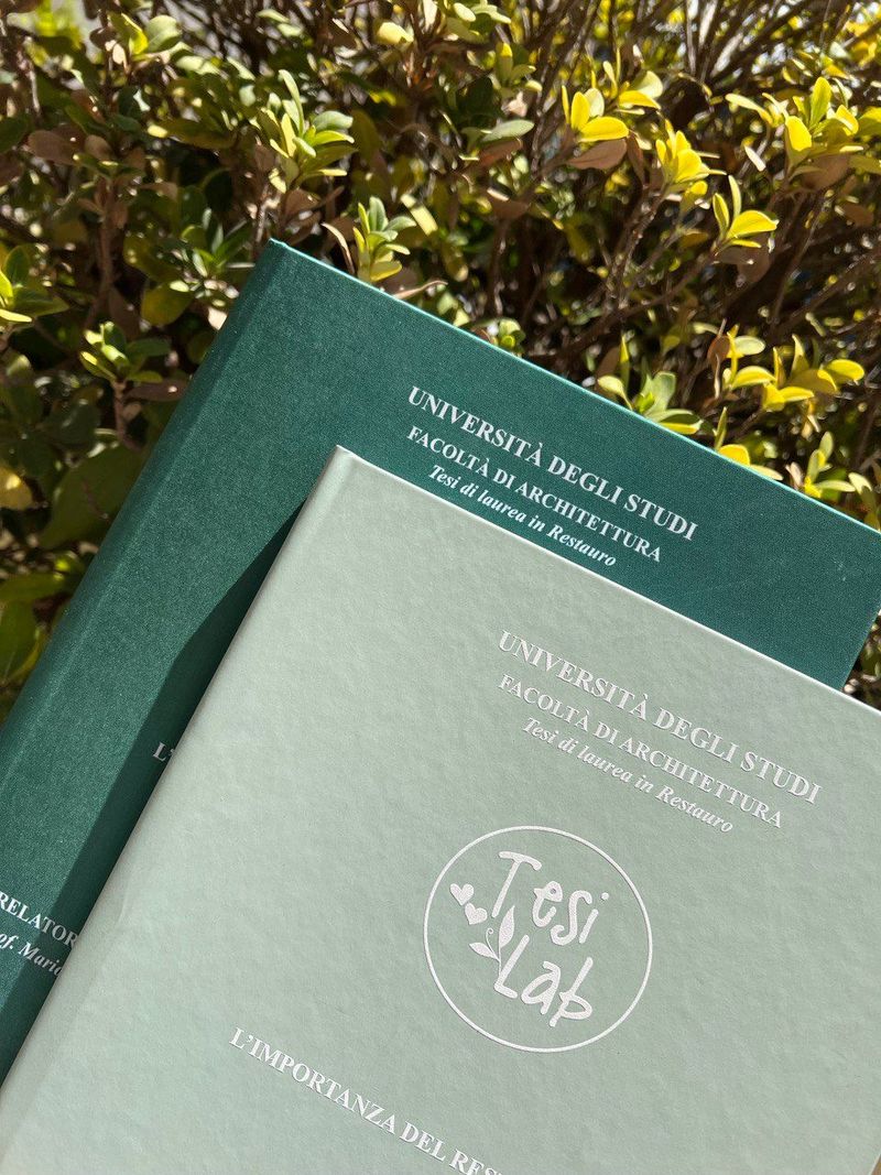 Tesi verde: copertine per facoltà di scienze, matematica e farmacia