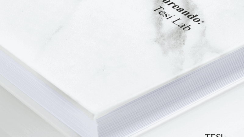 Tesilab - Copertina tesi rigida exclusive marmo nero 1