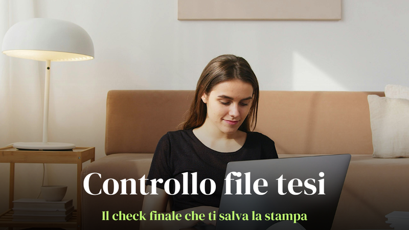 Controllo file PDF tesi: guida per la stampa perfetta della tua tesi triennale