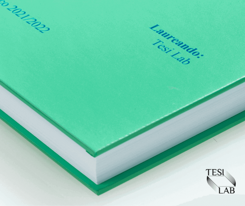 Che materiale ecologico posso scegliere per la rilegatura e stampa della tesi online?