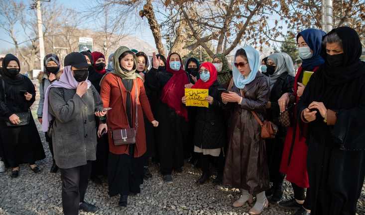 Afghan Girls And Women Push Back Against Taliban Restrictions