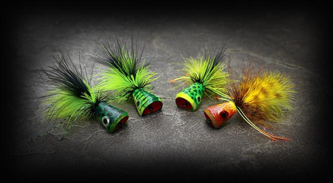 Frogs for fly fishing by Mike Lundborg (lundborg.com)