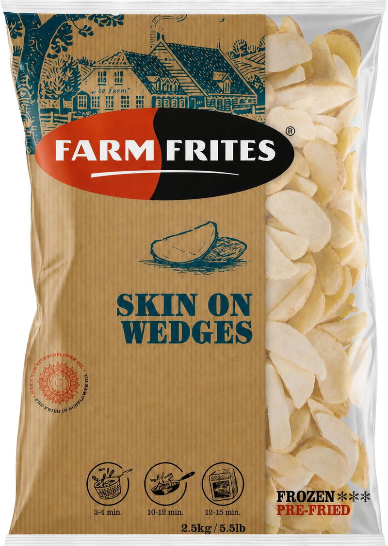 Картофельные дольки в кожуре Farm Frites 2.5кг
