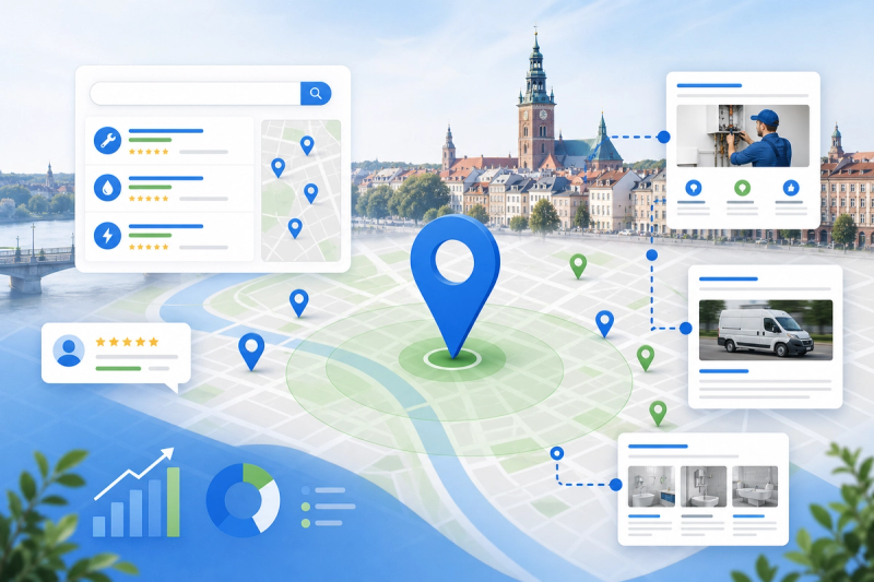 Lokalne SEO dla firmy usługowej: jak zdobywać zapytania z miasta i okolicy?