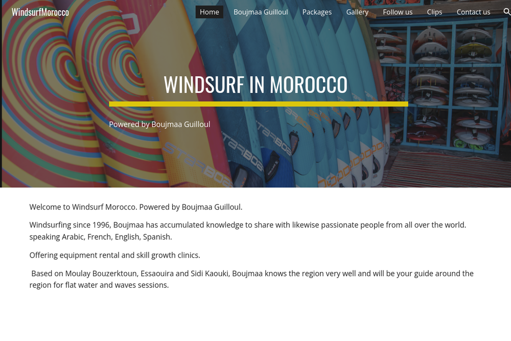 Screenshot of WindsurfMorocco